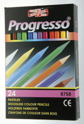 Pastelky Progresso  -  24 barev