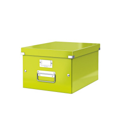 Kolekce krabic Click & Store WOW  -  střední / 28,1 x 20 x 36,9 cm / zelená