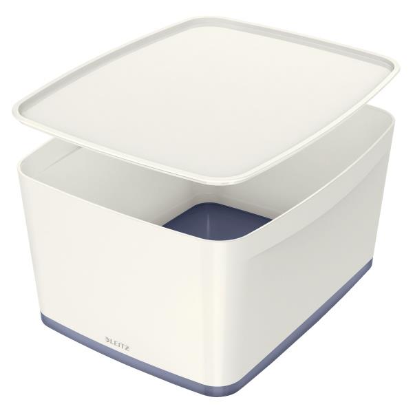Organizační box Leitz MyBox - s víkem L / bílá