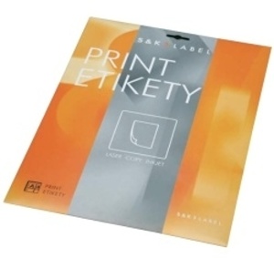 Print etikety A4 pro  laserový a inkoustový tisk - 38 x 21,2 mm (65 etiket / arch)