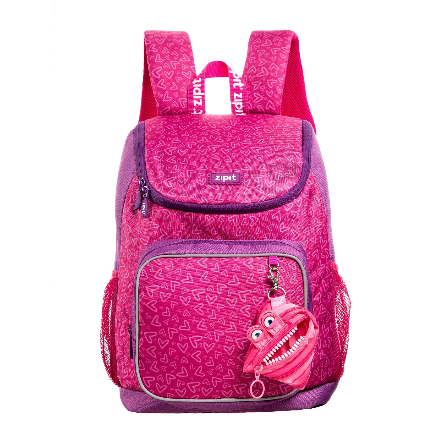 Batoh Zipit Wildlings Premium Pink s mini kapsičkou zdarma