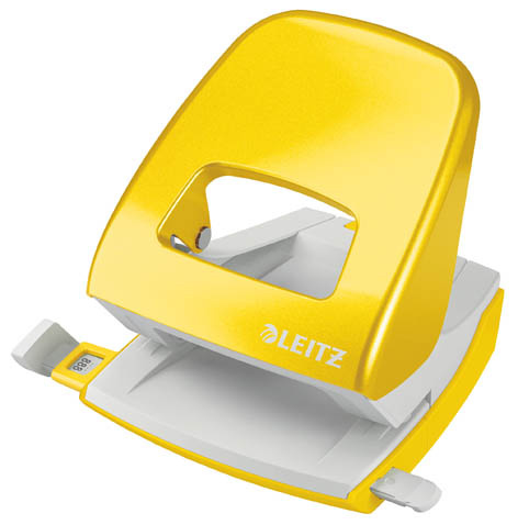 Kancelářský děrovač Leitz 5008 - metalická žlutá