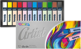 Pastely suché Colorino Artist - 12 barev
