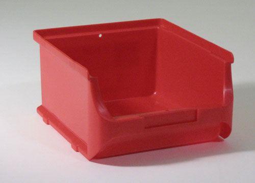 Plastový zásobník 137x160x81 mm - červený