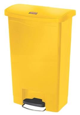 Odpadkový koš 68 l - žlutý