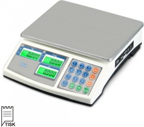 NPS15K - Maloobchodní stolní váha s výpočtem ceny 15 kg